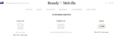 CALL US +41 (0)917974760 MON-FRI 7am -3pm CET WRITE US online@brandymelville. . How to cancel brandy melville order